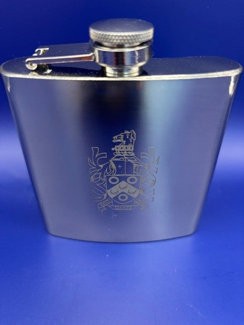 Crested Hip Flask