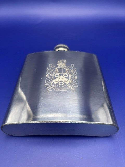 Crested Hip Flask