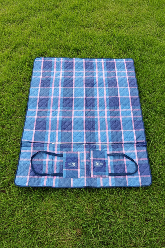Charterhouse Custom Picnic Blanket - Navy