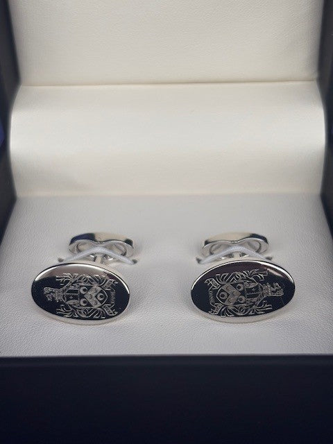 Silver Sterling Charterhouse Cufflinks